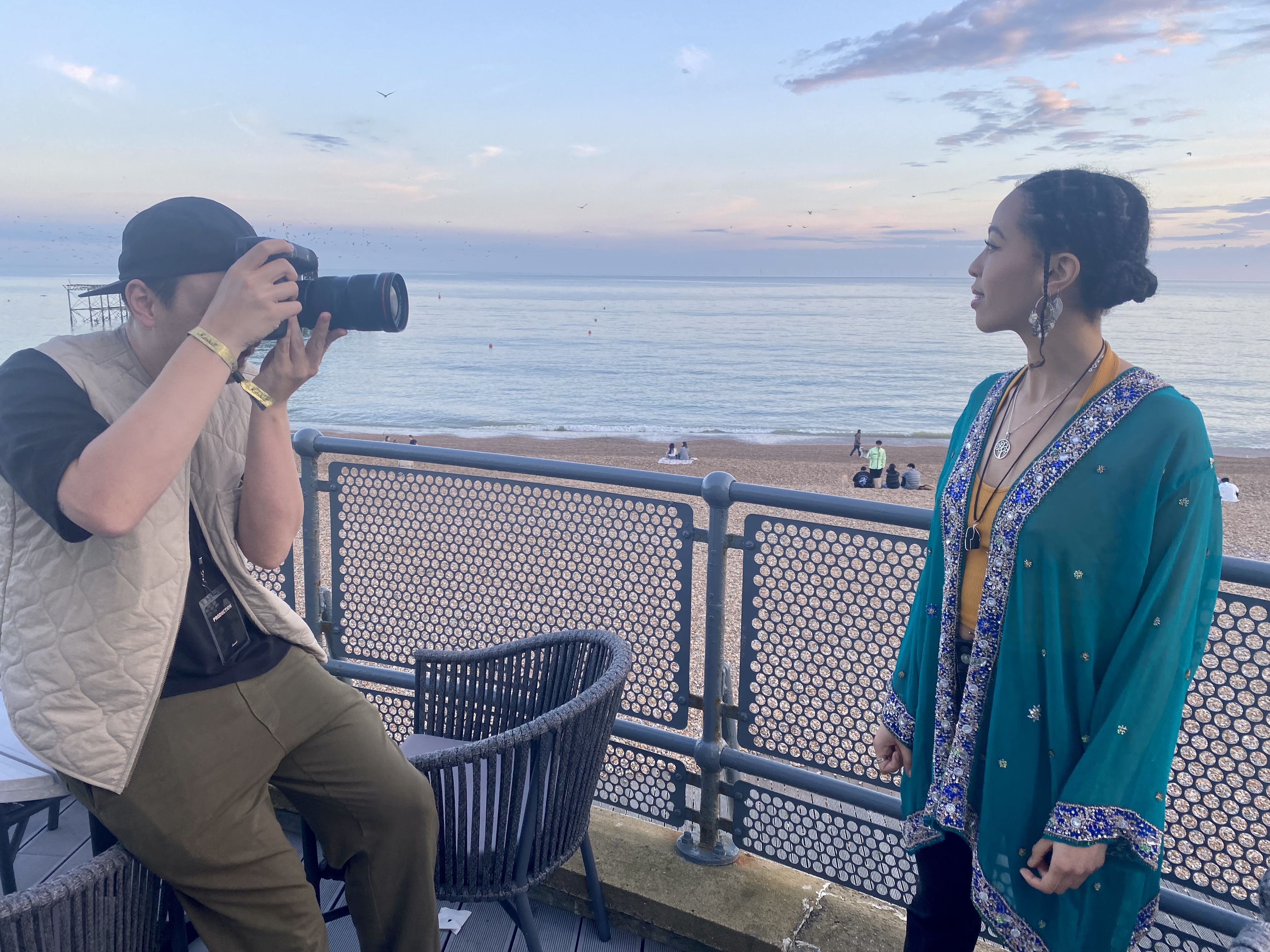 Photographer Taking portait photo