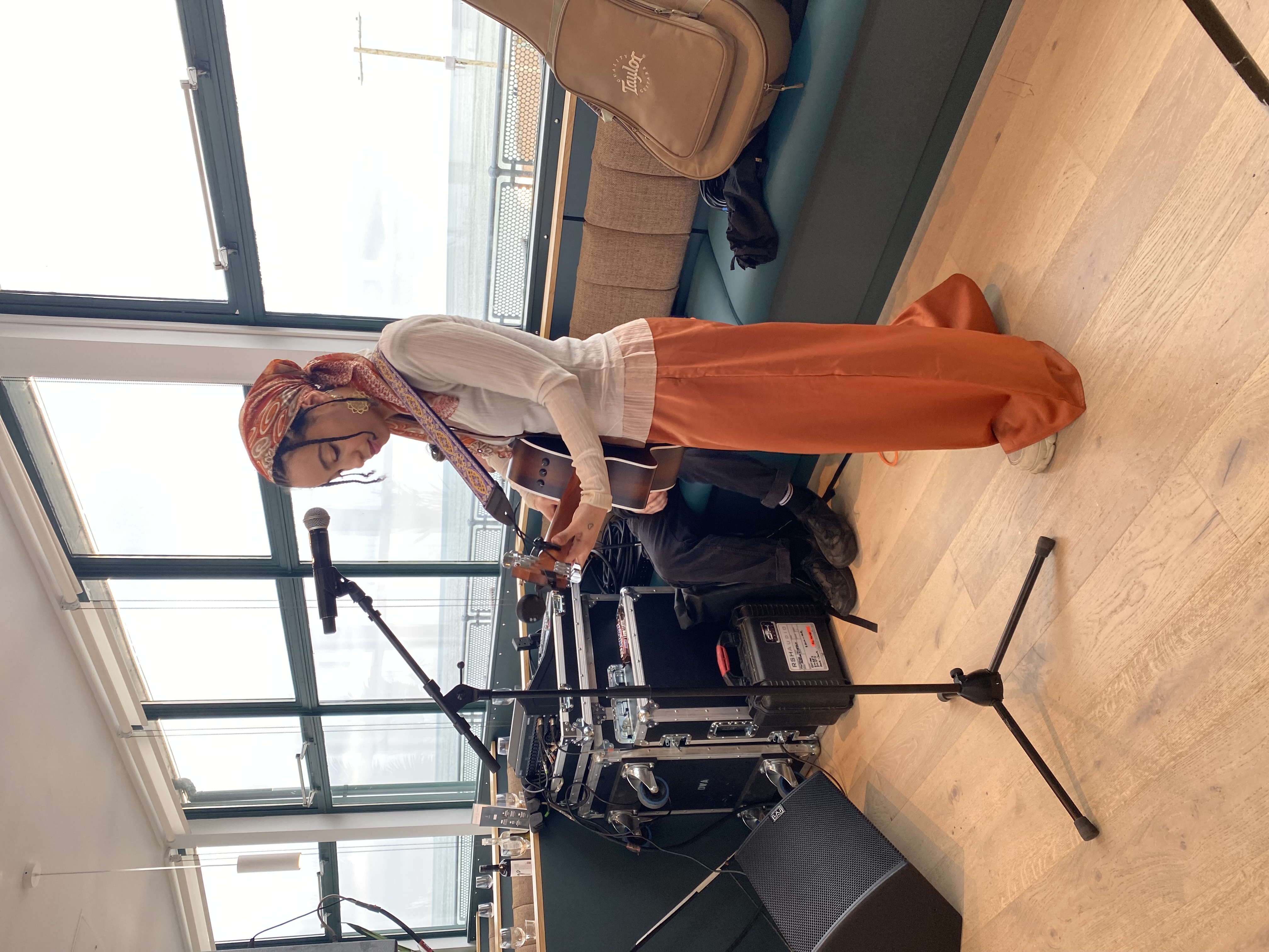 Woman Playing Guitar